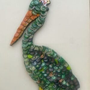 Eclectic Green Pelican